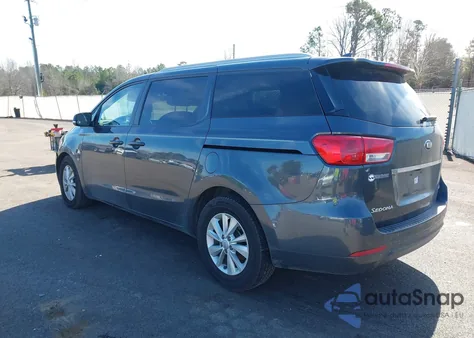 2016 Kia Sedona Lx из США, поврежденный, VIN KNDMB5C1XG6136656